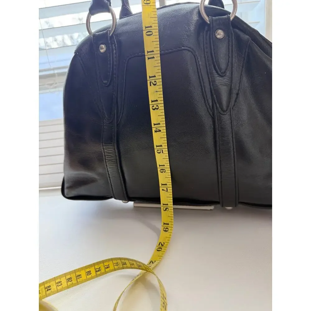 Michael Kors Vintage top handle satchel patent leather GUC